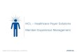 Member Experience Management Solution Framework by HCL