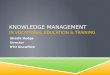 Knowledge management in VET