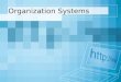 Organization Systems