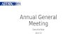 Annual general meeting  2014 plans