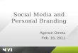 Social Media & Personal Branding for Career Advancement