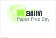 World Paper Free Day