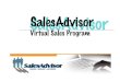 What is Sales Advisor