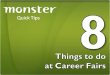 8 Things to do at Career Fairs