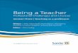 Being a Teacher: Section Three - Teaching as a profession