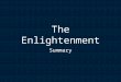 The enlightenment overiew