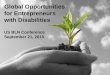 Global Opportunities for Entrepreneurs with Disabilities
