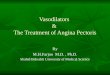 Vasodilators & the treatment of angina pectoris