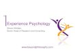 Experience psychology webinar