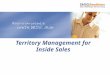 Territory management for inside sales leader notes