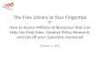 Free Library Briefing