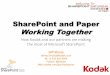 SharePoint Saturday - Putting Paper to Work