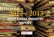 Pakistan Print Media Industry Report - 2013