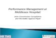 Performance Management at Middlesex Hospital