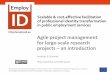 Agile Project Management for Large-Scale Research Projects - An Introduction