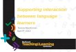 Supporting Interaction between Language Learners