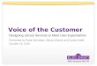 NLA Voice of the Customer