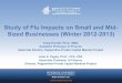 Pepperdine Flu Impact on Small and Medium-sized Businesses 2013