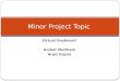 Project Proposal for Minor Project