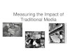 Tv, print, radio   measuring the impact of traditional media