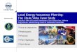 DOE’s Local Energy Assurance Planning Initiative: The Chula Vista Case Study