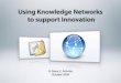 Using Knowledge Networks To Support Innovation