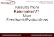 RainmakerVT user feedback Summary.091311