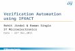 Verification Automation Using IPXACT - Jindal and Singla