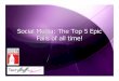 Top 5 EpicFails of Social Media