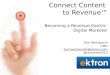 Becoming a Revenue Centric Marketer