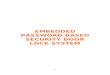 Ece Mini Project on Embedded Password Based Security Door Lock System