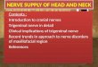 Nerve Supply of Head and Neck