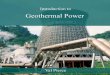 Introduction to Geothermal Power