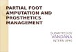 Partial Foot Amputation