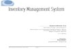 Inventory Management System Report