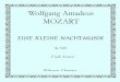 Partituras - Mozart - Eine Kleine Nachtmusik K 525 - (Pequeña serenata nocturna)