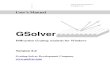 G Solver Manual