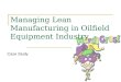 Lean manufacturing case study