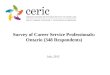 Survey of Career Service Professionals: Ontario