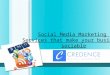 Social Media Marketing Services that make your business sociable
