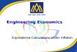Equivalence Calculations under Inflation - Engineering Economics
