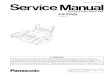 Service Manual Facsimile Panasonic Kx-fp80