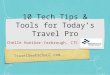 10 Technology Tips for Travel Pros