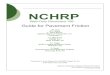 NCHRP Guide for pavement friction