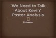 We Need to Talk About Kevin Poster Analysis