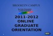 Online Graduate Orientation