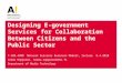 Designing e-government services for collaboration between citizens and the public sector
