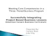 Meeting Core Competencies in a Three-tiered Business Program