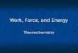 Work, force, and energy