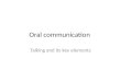 Business Communication-Oral Comn
